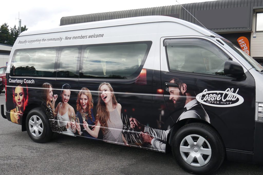 Cossie Club Van Wrap