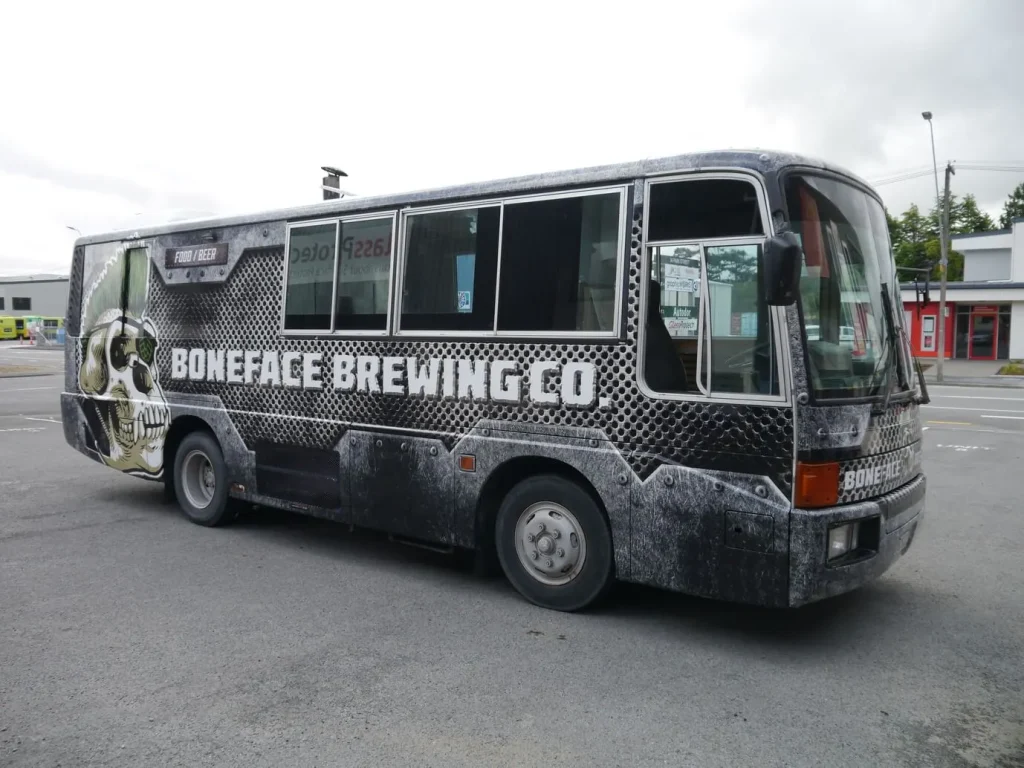 Boneface Bus Wrap