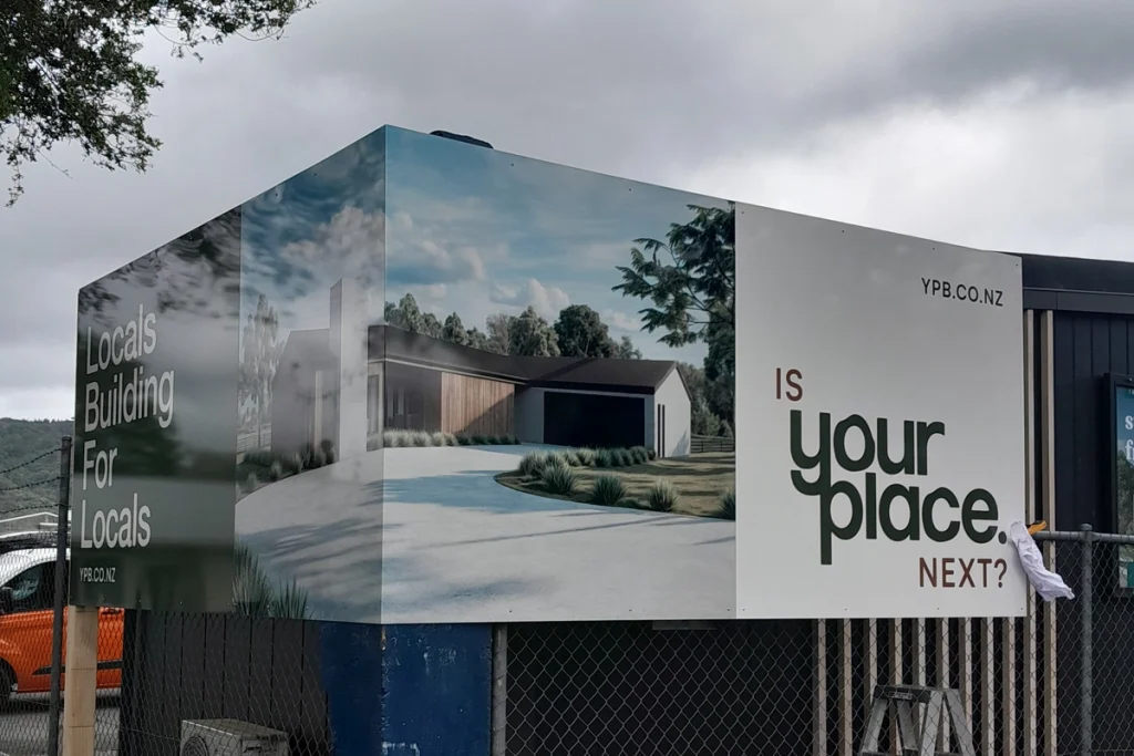 Your Place Fence Sign