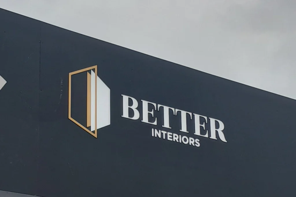 Better Interiors Premise Signage