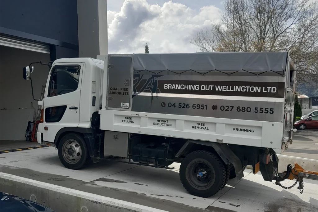Branching Out Truck and Chipper