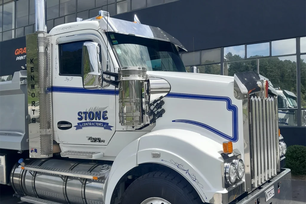 Stone Contractors Truck