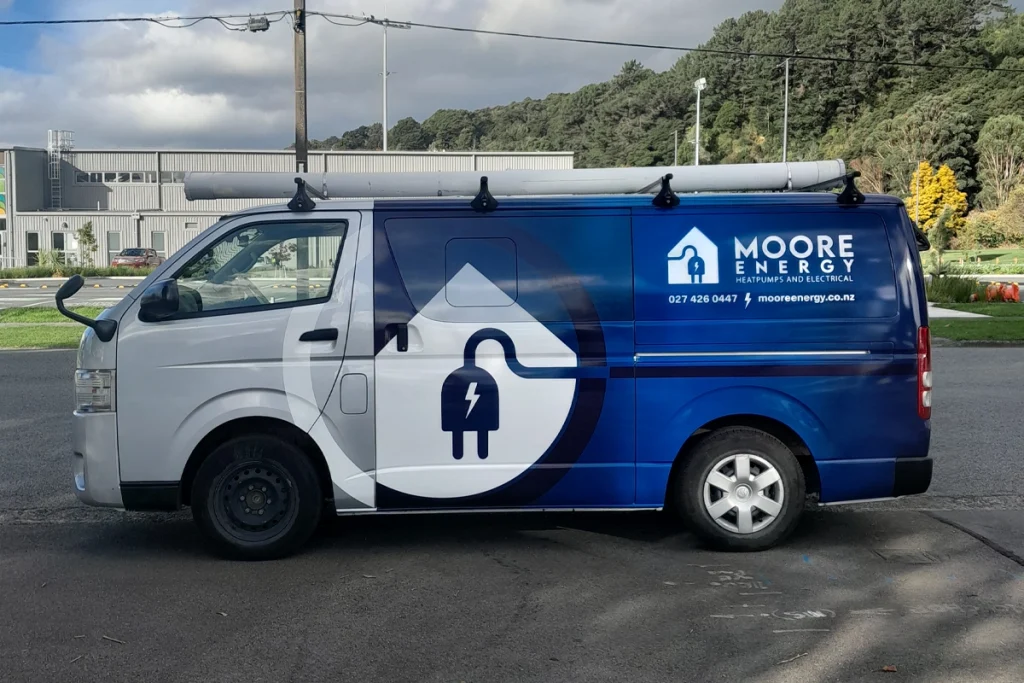 Moore Energy Van Signage