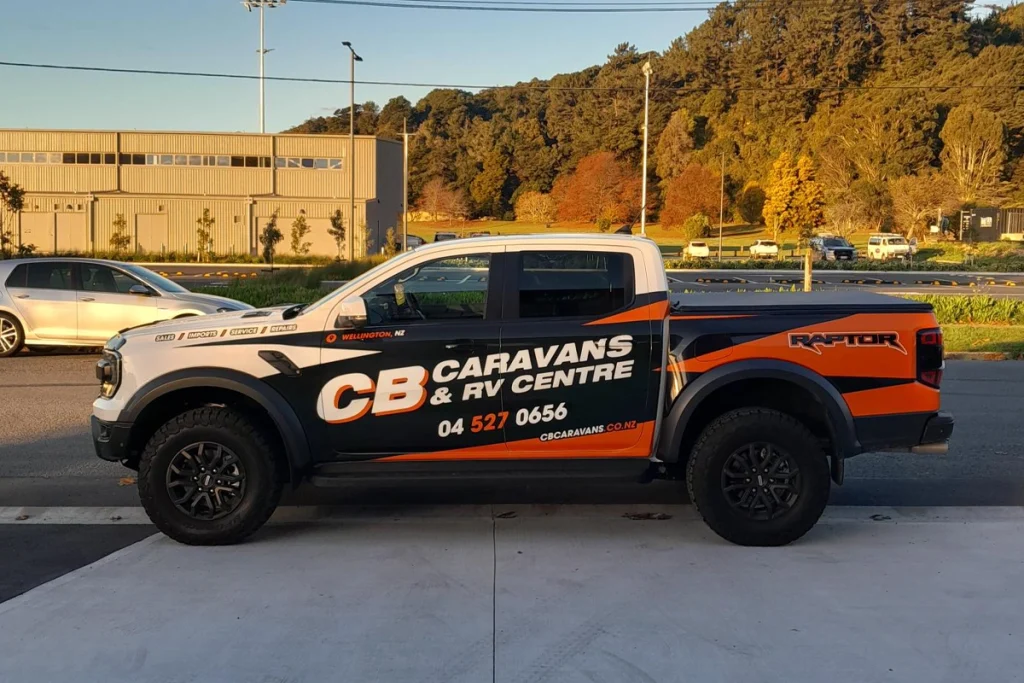 CB Caravans Ute Wrap