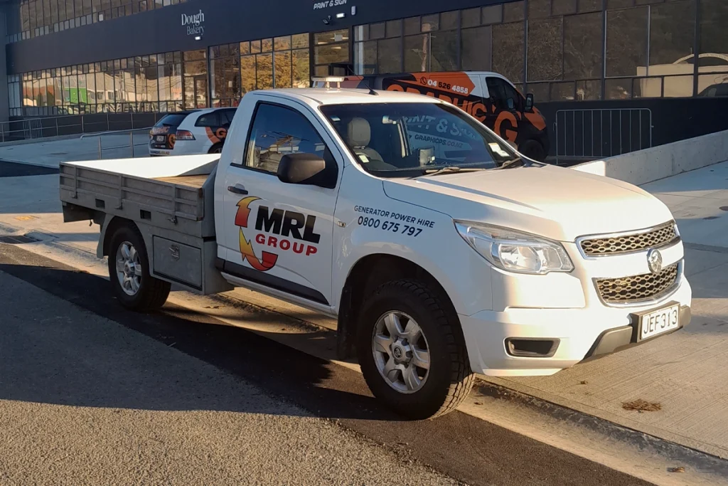 MRL Group White Colorado Signage