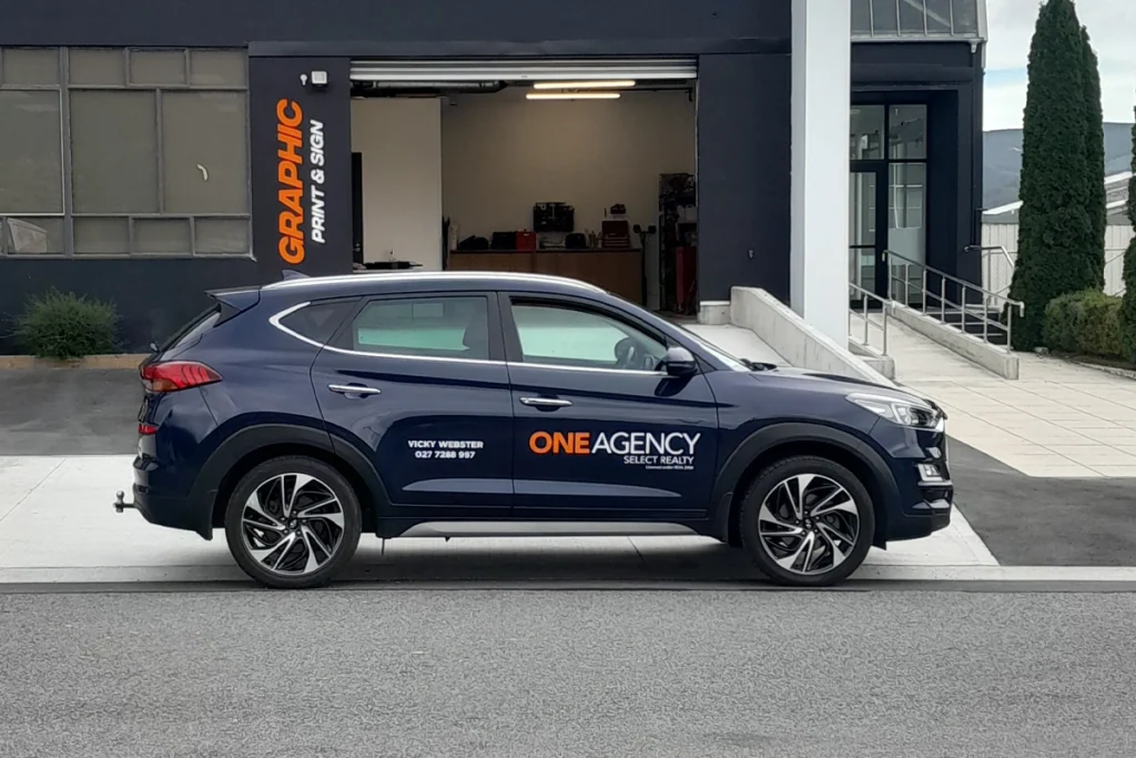 One Agency Vehicle Signage