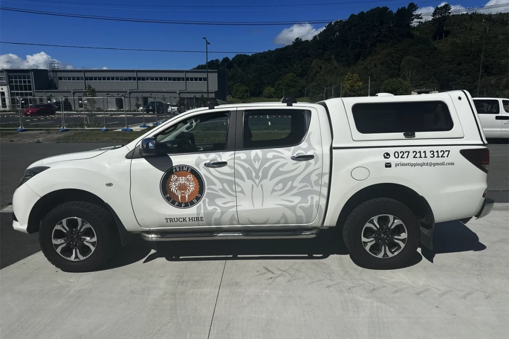 Prime Tipping Vehicle Signage