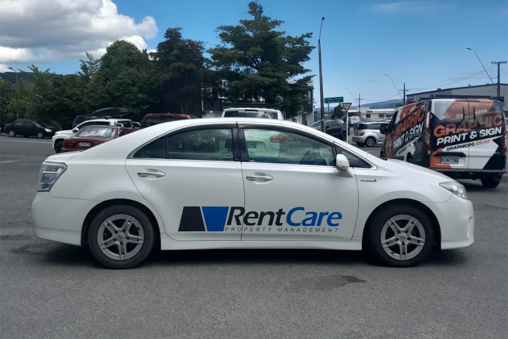 RentCare Vehicle Signage