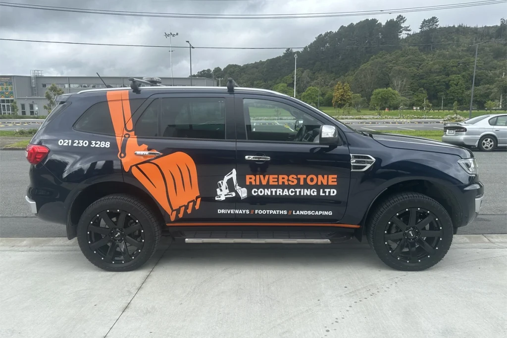Riverstone Contracting Vehicle Signage