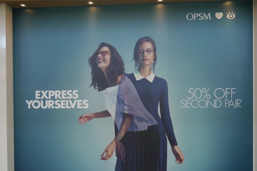 OPSM Wall Signage